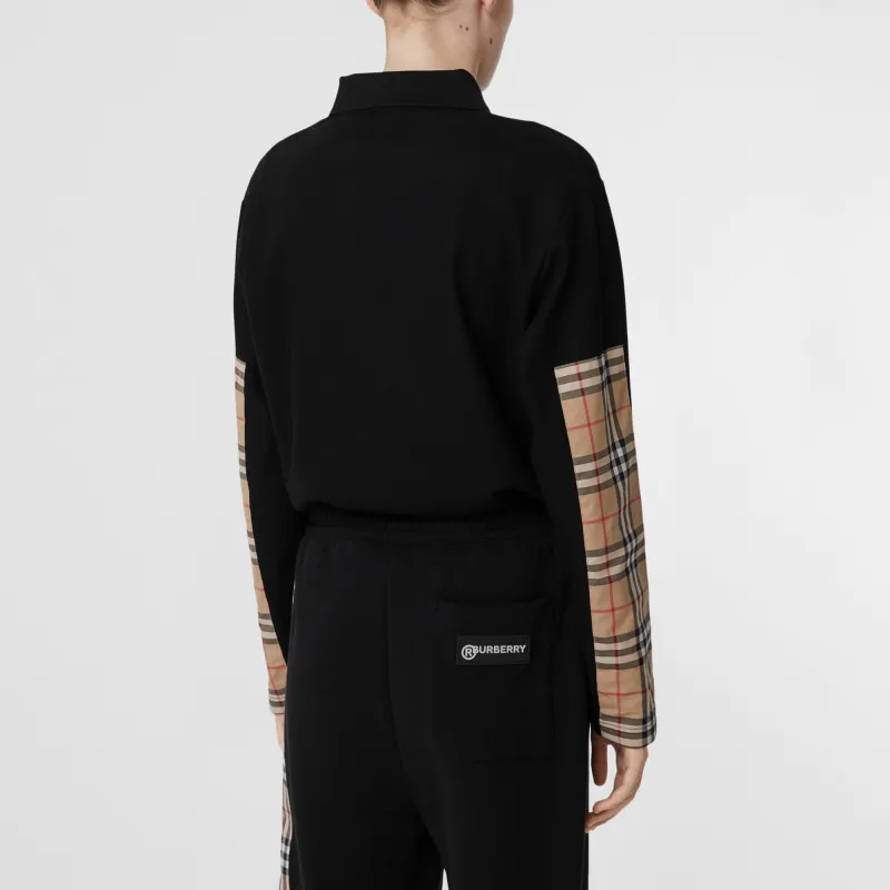 Burberry Polo Shirt Women's Black-3