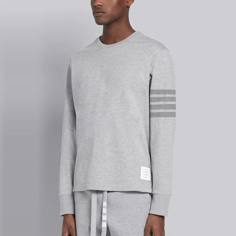 THOM BROWNE 4 Bar Stripe Crewneck Sweatshirt-4