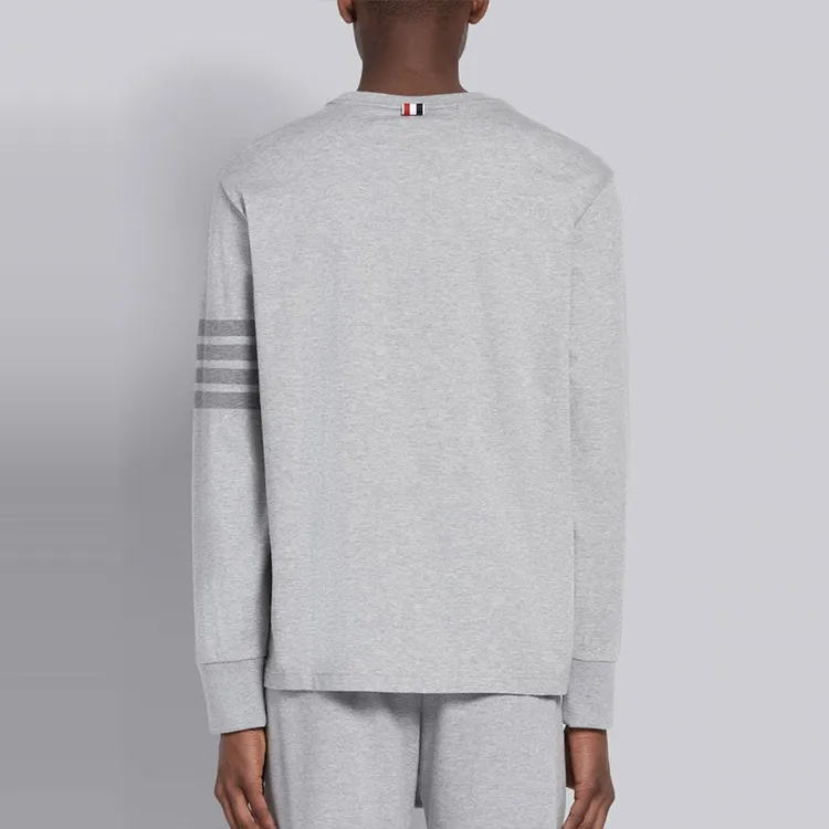 THOM BROWNE 4 Bar Stripe Crewneck Sweatshirt-3