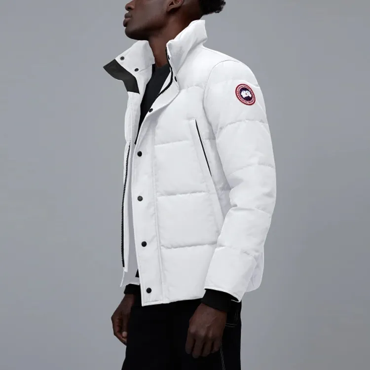 Canada Goose Wyndham Series Down Jacket Winter Men's Polaris White-3