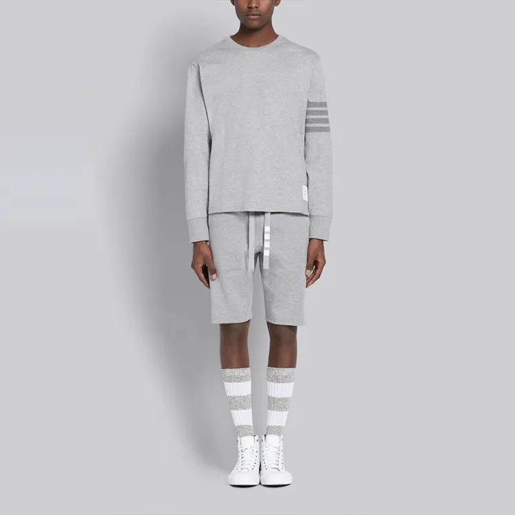 THOM BROWNE 4 Bar Stripe Crewneck Sweatshirt-5