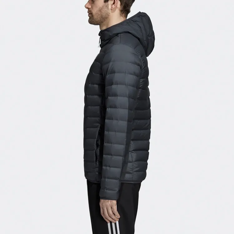 Adidas Down Jackets Men Carbon Black-2