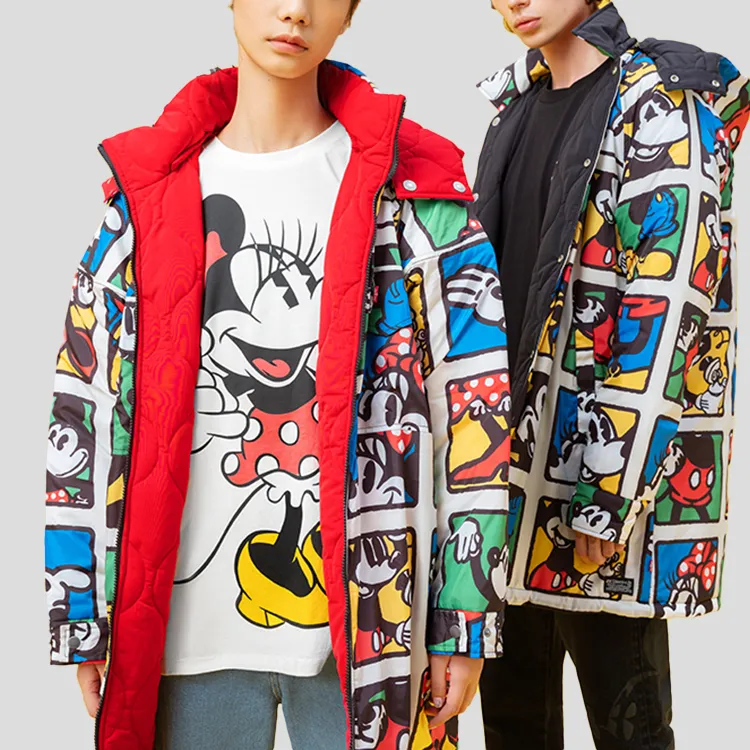 Disney X Levis Puffer Jackets Women's Multicolor-2