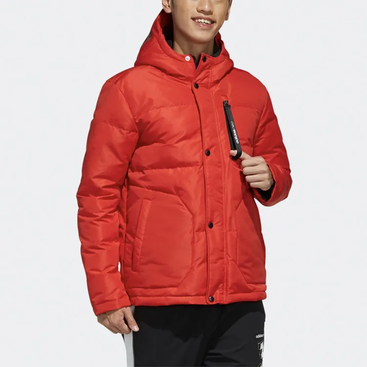 Adidas Neo Puffer Jacket Winter Men's Light Scarlet-2