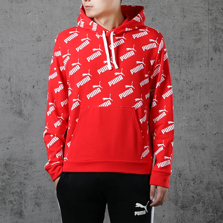 PUMA Sweatshirts Men Bright Red-2