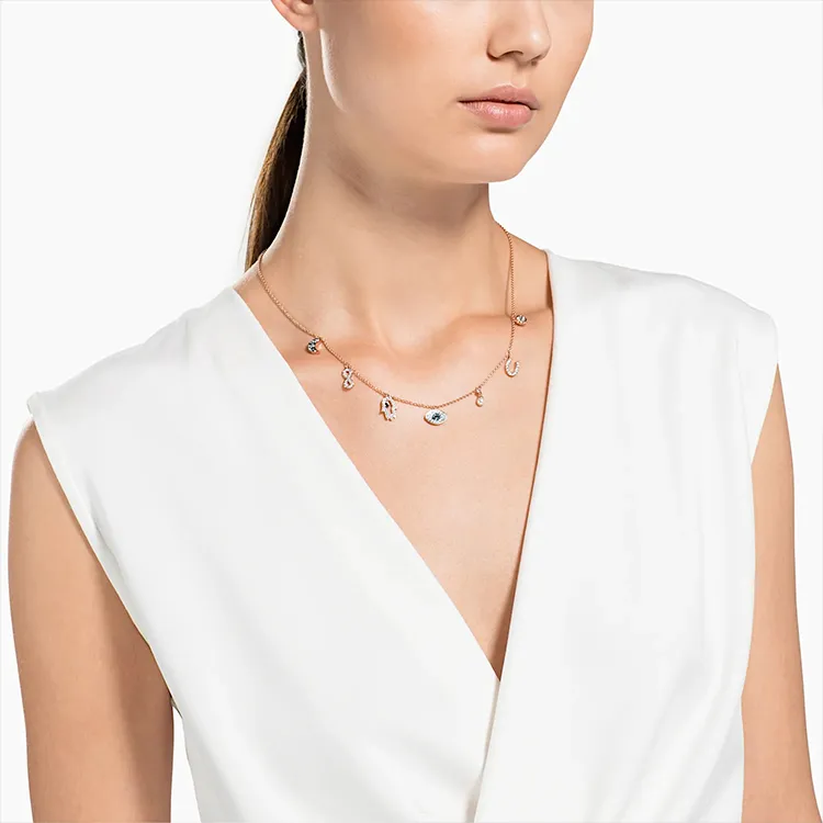 Swarovski Artificial Crystal Necklaces Women's-4