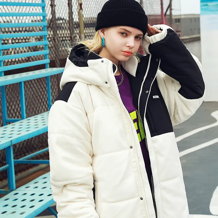 Nerdy Puffer Jackets Unisex Ivory-3