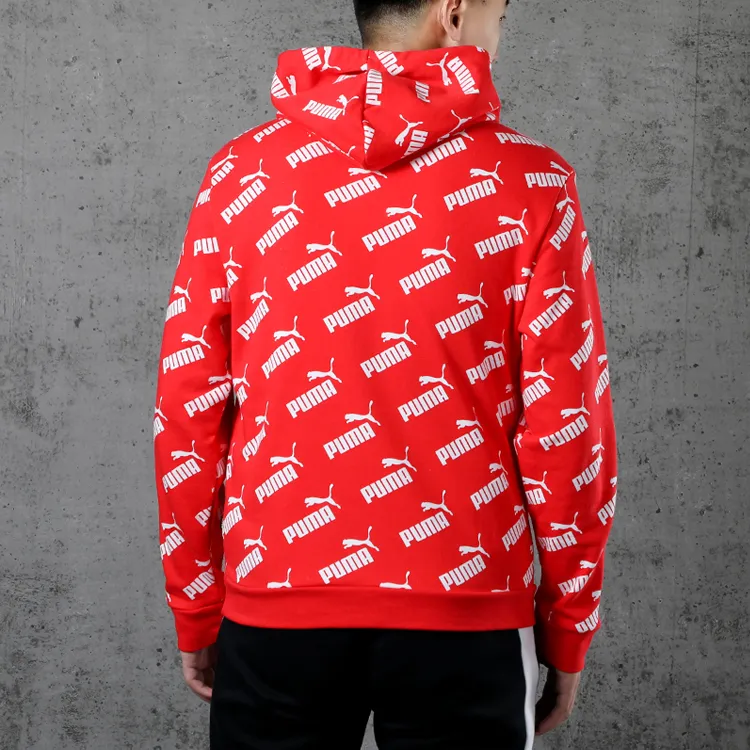 PUMA Sweatshirts Men Bright Red-3