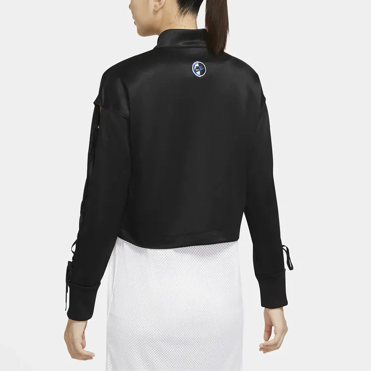 Nike Cropped Coats Women's Black-2