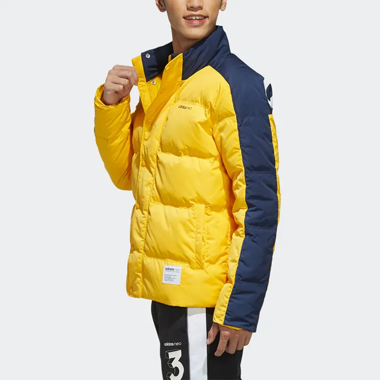 Adidas Neo Down Jackets Men Gold-4