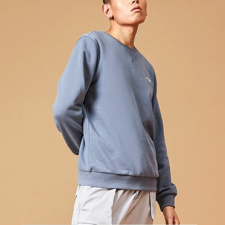 LINING Sweatshirts Men Flint Stones Blue-2