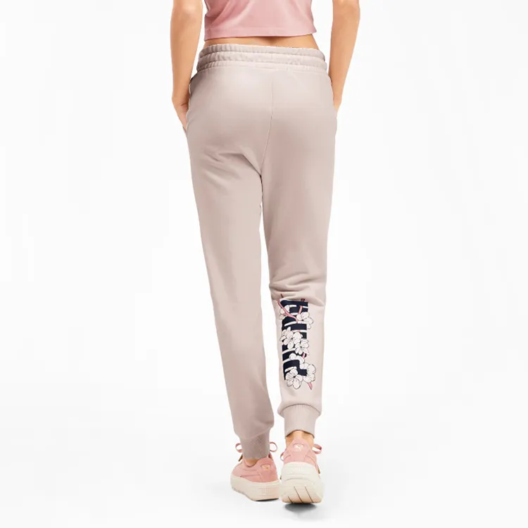 PUMA Knitted Sweatpants Women's Pink-3