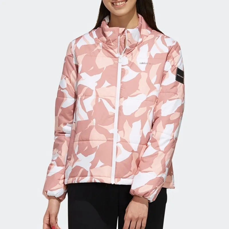 Adidas Neo Puffer Jacket Women's Pink-3