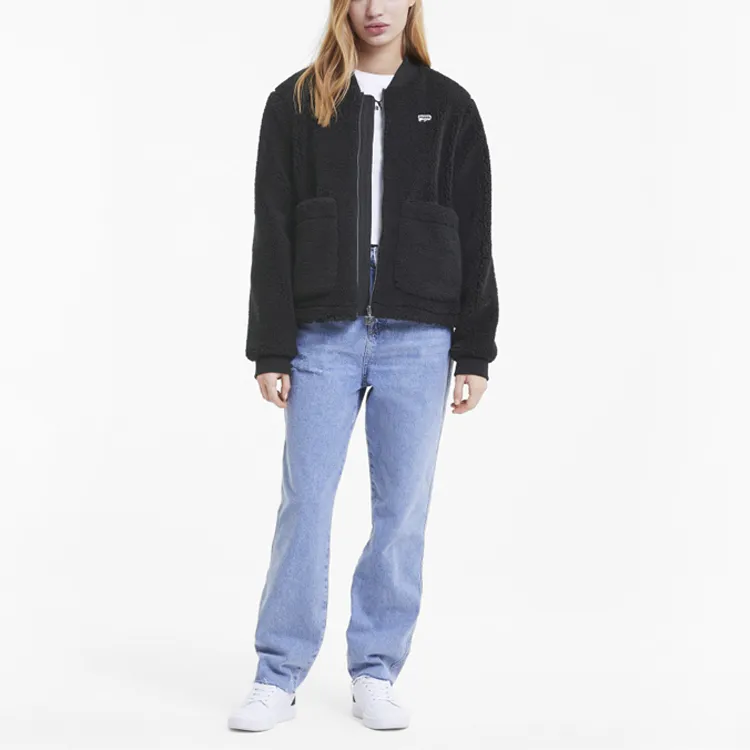 PUMA Velvet Jackets Women's Black-4