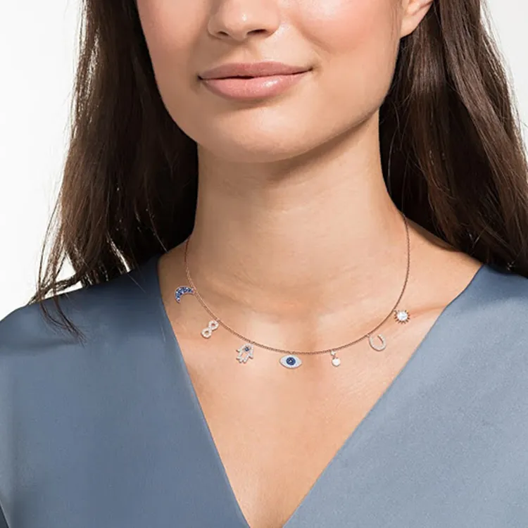 Swarovski Artificial Crystal Necklaces Women's-3