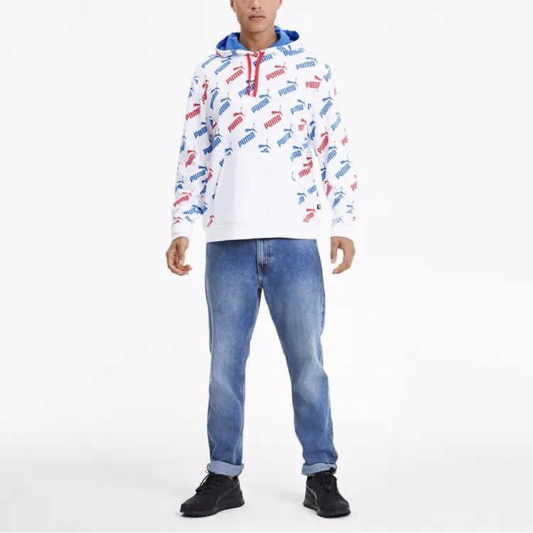 PUMA AMPLIFIED Sweatshirts Men White-4
