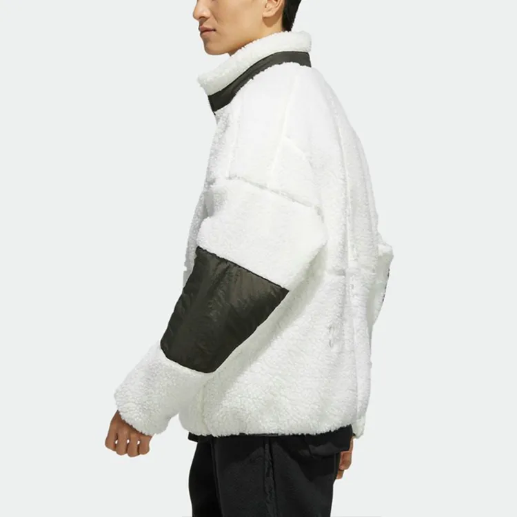 Adidas Velvet Jackets Men White-4
