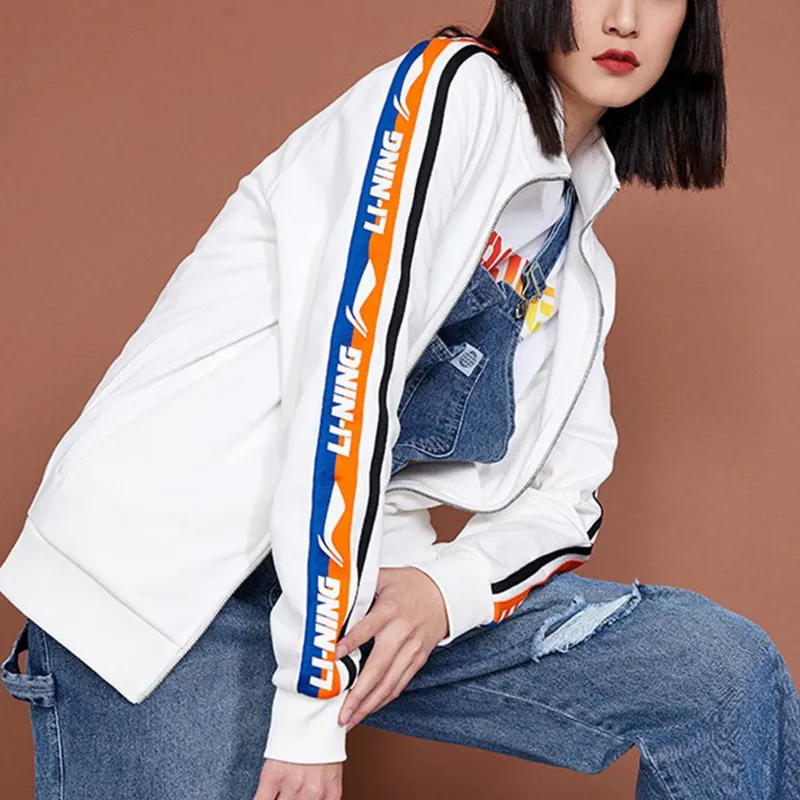 LINING Sports Fashion Collection Jackets Unisex Ivory-2