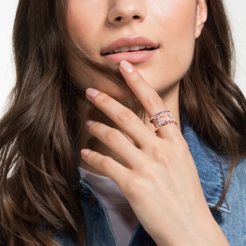 Swarovski North Faux Crystal Rings Women's-3