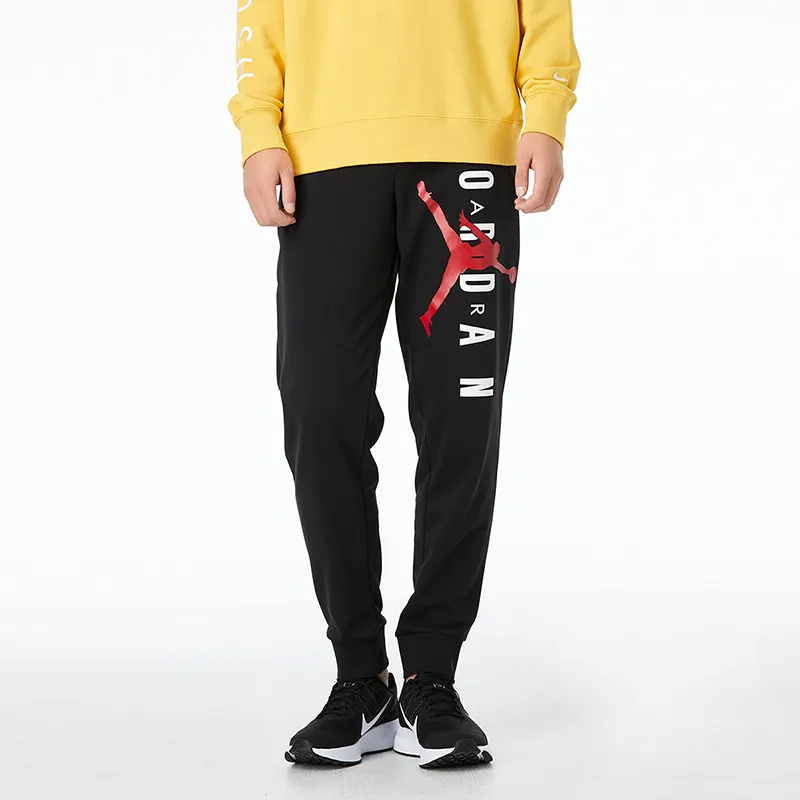 Jordan Knitted Sweatpants Men Black-2