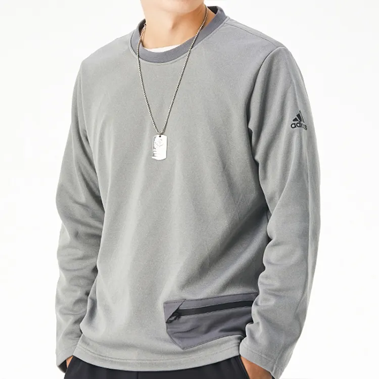 Adidas Sweatshirts Men Gray-4