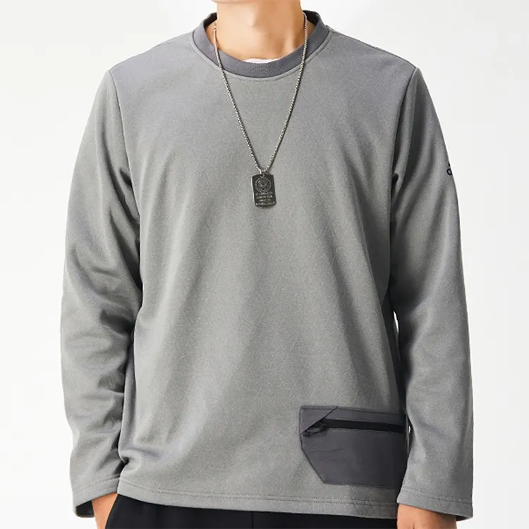 Adidas Sweatshirts Men Gray-2