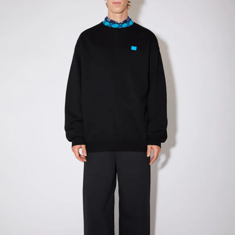 Acne Studios Face Relaxed Fit Crewneck Sweatshirt-2