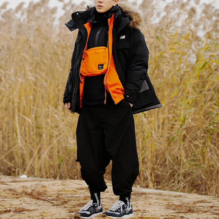 New Balance Down Jacket Winter Unisex Black-2