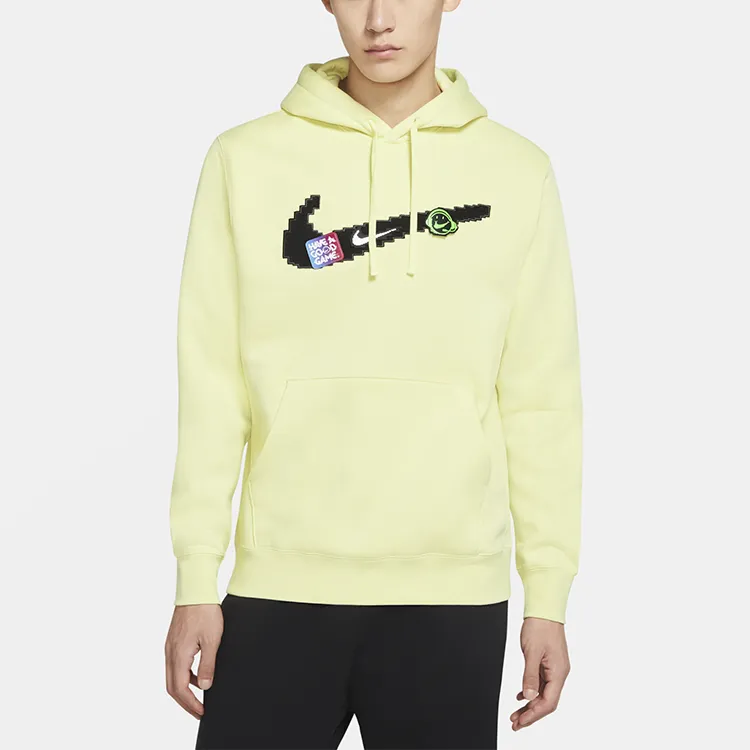 Nike Sweatshirts Men Orange Cyan-3