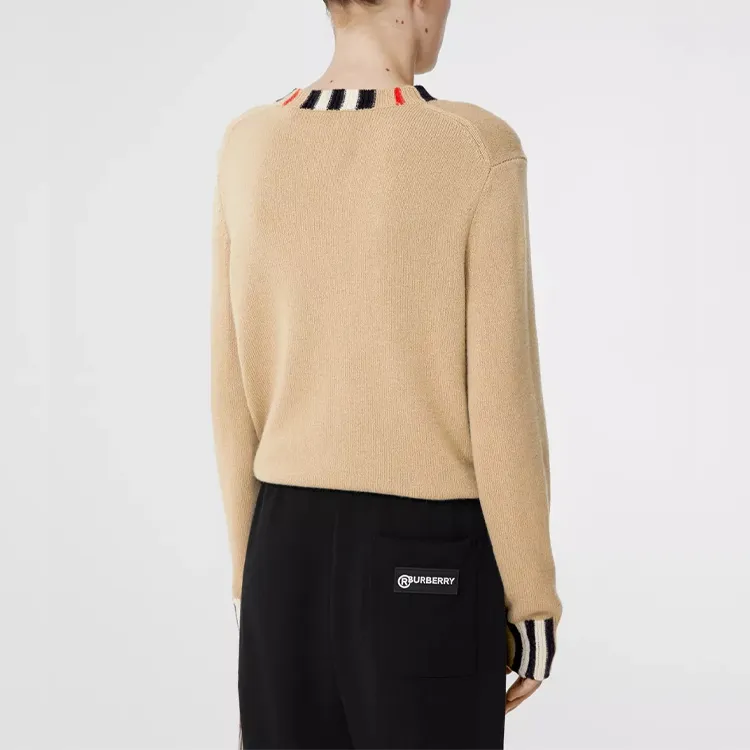 Burberry Cashmere Sweater Women's Archive Beige-3