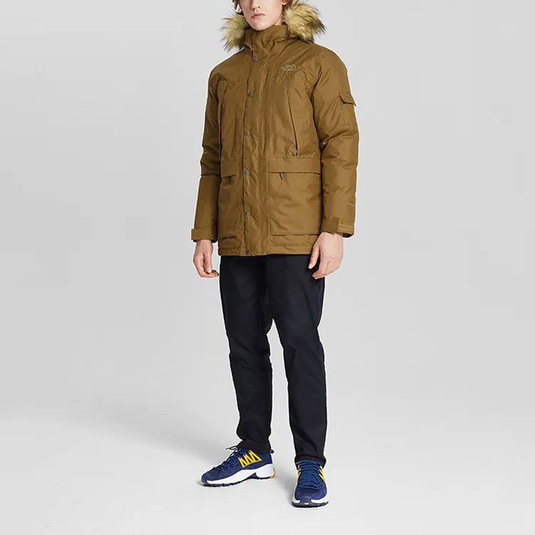 THE NORTH FACE City Outdoor Collection Water Resistant Windproof Breathable Windbreaker Jacket Men's Brown-2