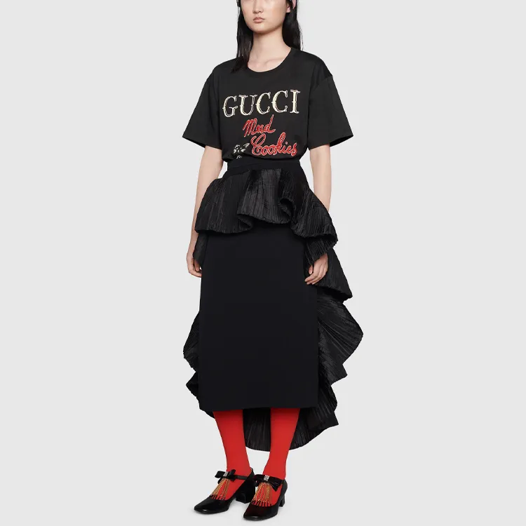 GUCCI Mad Cookies Embroidered T shirt-1