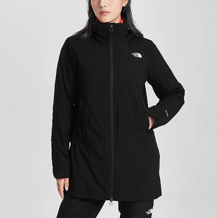 THE NORTH FACE Outdoor Hiking Water Resistant Windproof Breathable Windbreaker Jacket Women's Black-2