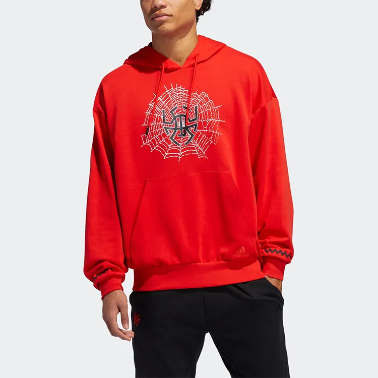 Adidas Sweatshirts Men Bright Pink Red-3