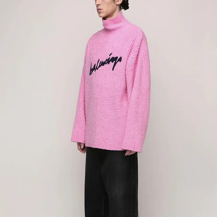 Balenciaga Sweaters Men Pink-2
