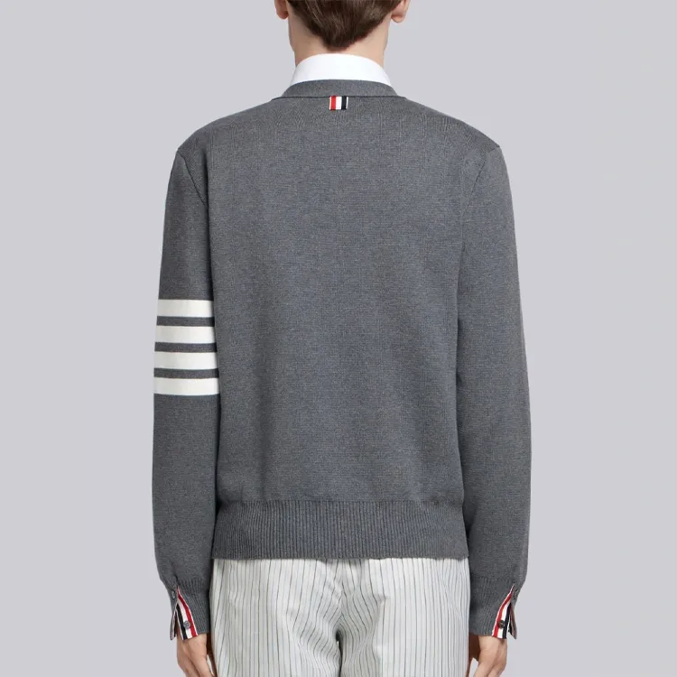 THOM BROWNE 4 Bar Milano Stitch Cardigan-3