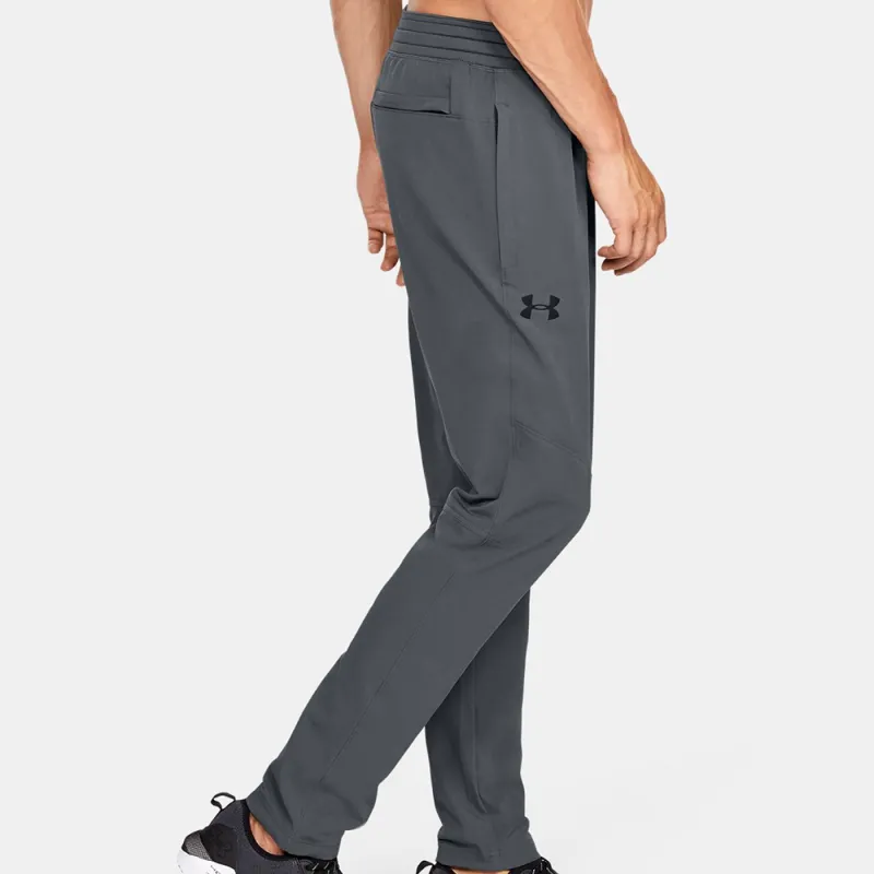 Under Armour Sports Pants Men's Peach Gray-4