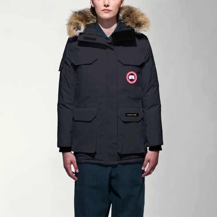 Canada Goose Expedition Series Down Jacket Asia Version, Winter Women's Black-2