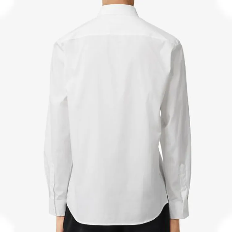 Burberry Shirts Men White-4