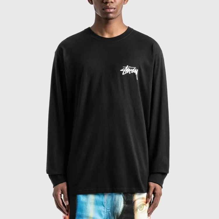 Stussy Spring Weeds Pigment Dyed Long Sleeve Tee-3