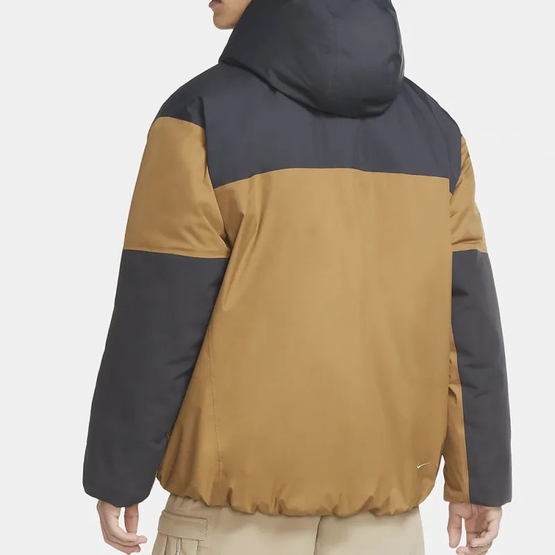 Nike Puffer Jacket US Version Winter Men's Black Yellow-2