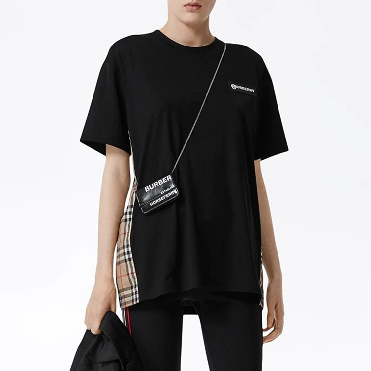 Burberry Margot EKD Label T-Shirt | Neiman Marcus