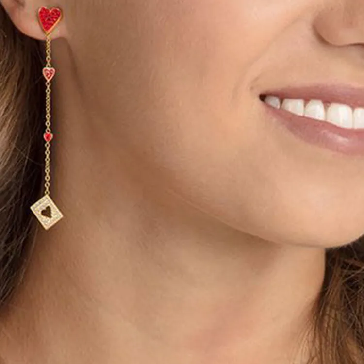 Swarovski Optimal Earrings Women's Gold Plated-1
