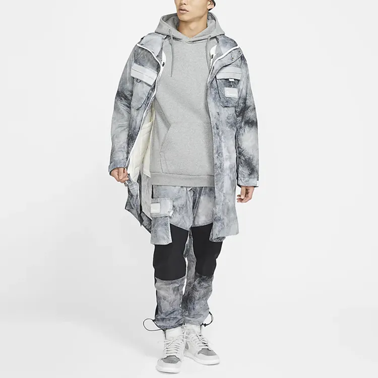 Jordan Puffer Jackets Men Light Ivory White-4