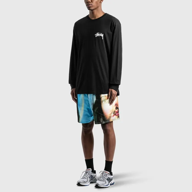 Stussy Spring Weeds Pigment Dyed Long Sleeve Tee-5
