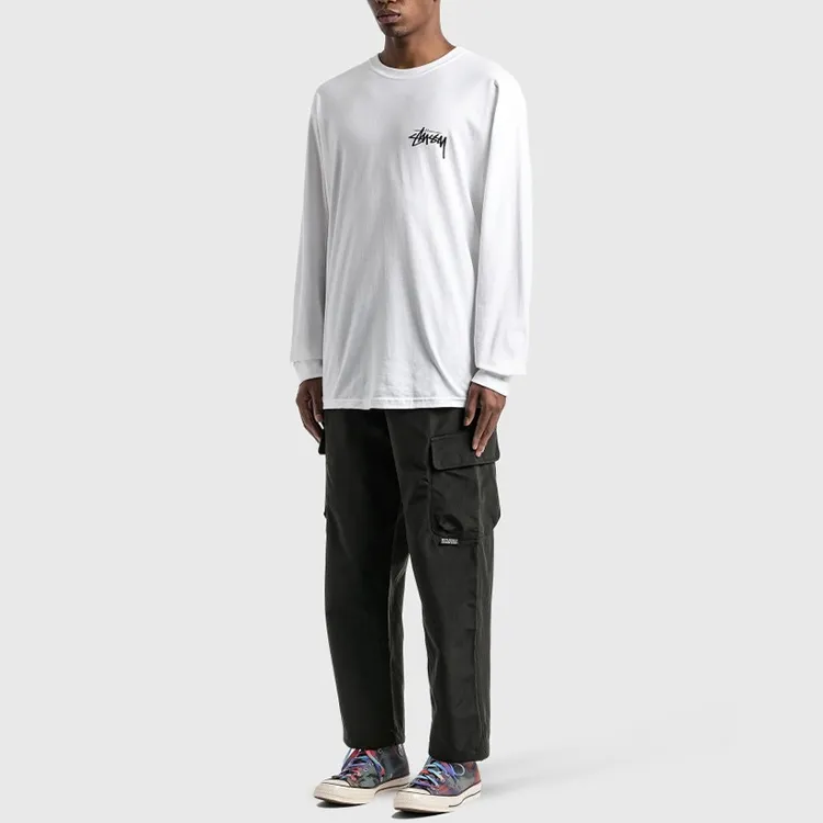 Stussy Spring Weeds Pigment Dyed Long Sleeve Tee-9