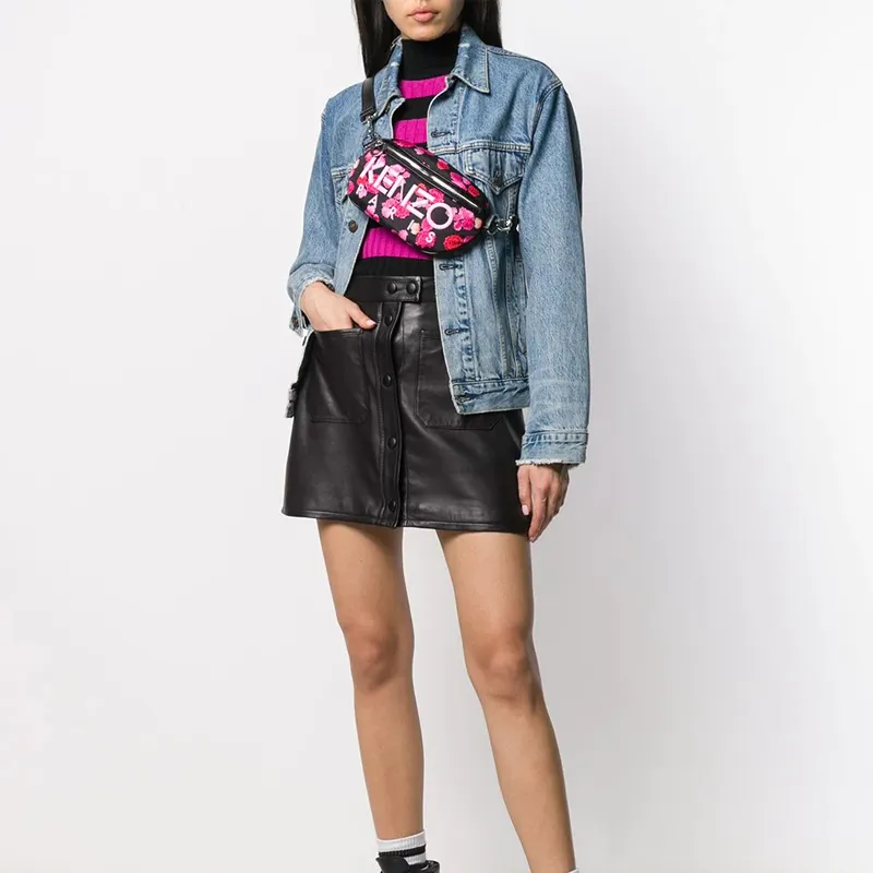KENZO Letter Logo Sling Bags-6