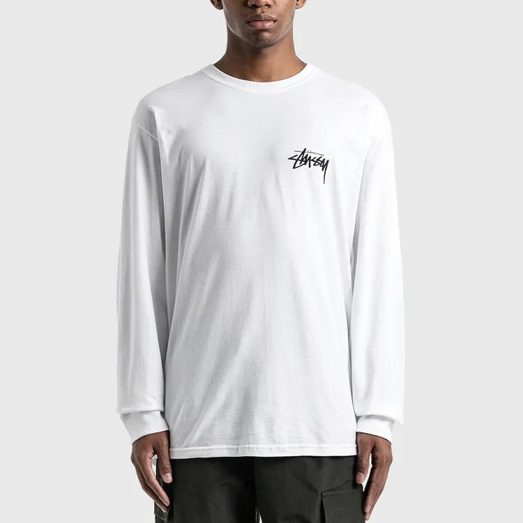 Stussy Spring Weeds Pigment Dyed Long Sleeve Tee-8