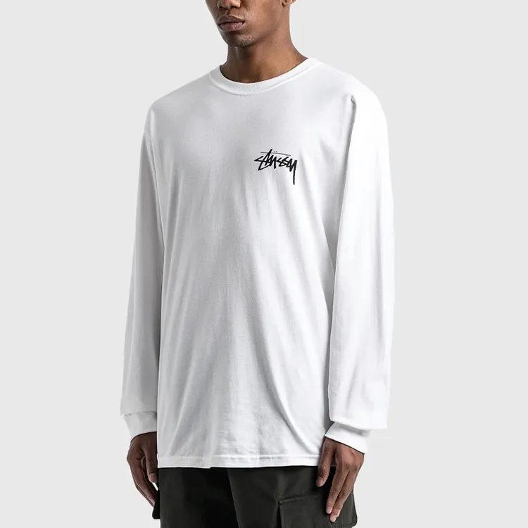 Stussy Spring Weeds Pigment Dyed Long Sleeve Tee-10