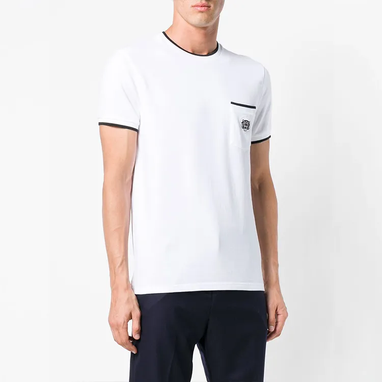 KENZO Tiger Embroidered Crewneck T Shirt-2